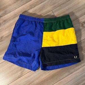 Vintage Givenchy Athletic Color Block Swim Trunks Men XL Bin D-6
